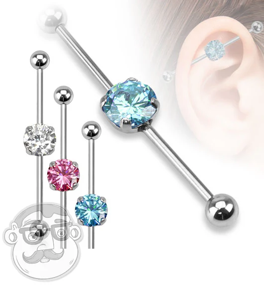 CZ Industrial Stainless Steel Barbell - Mrs Treak