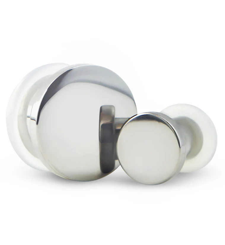 Titanium Single Flare Plugs - Mrs Treak