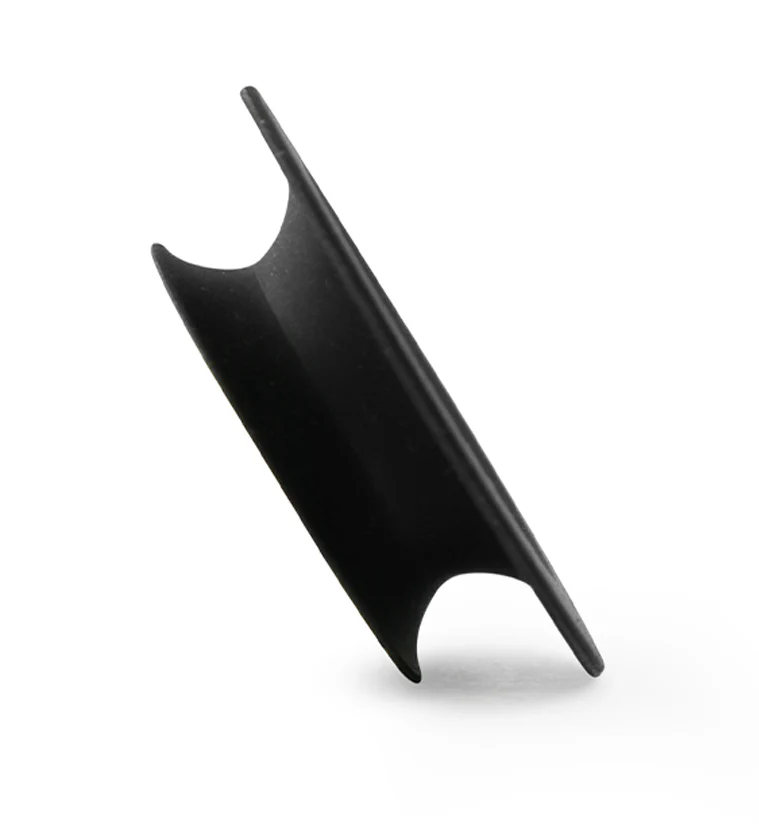 Kaos Black Silicone Mayan Flare Skin Eyelets - Mrs Treak