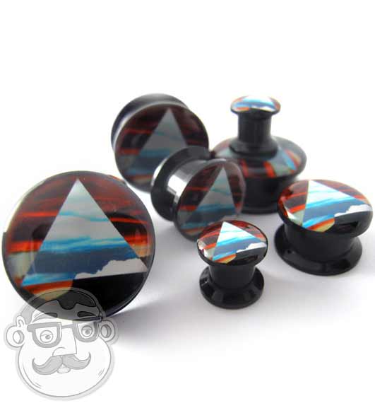 Inverted Sunset Triangle Plugs - Mrs Treak
