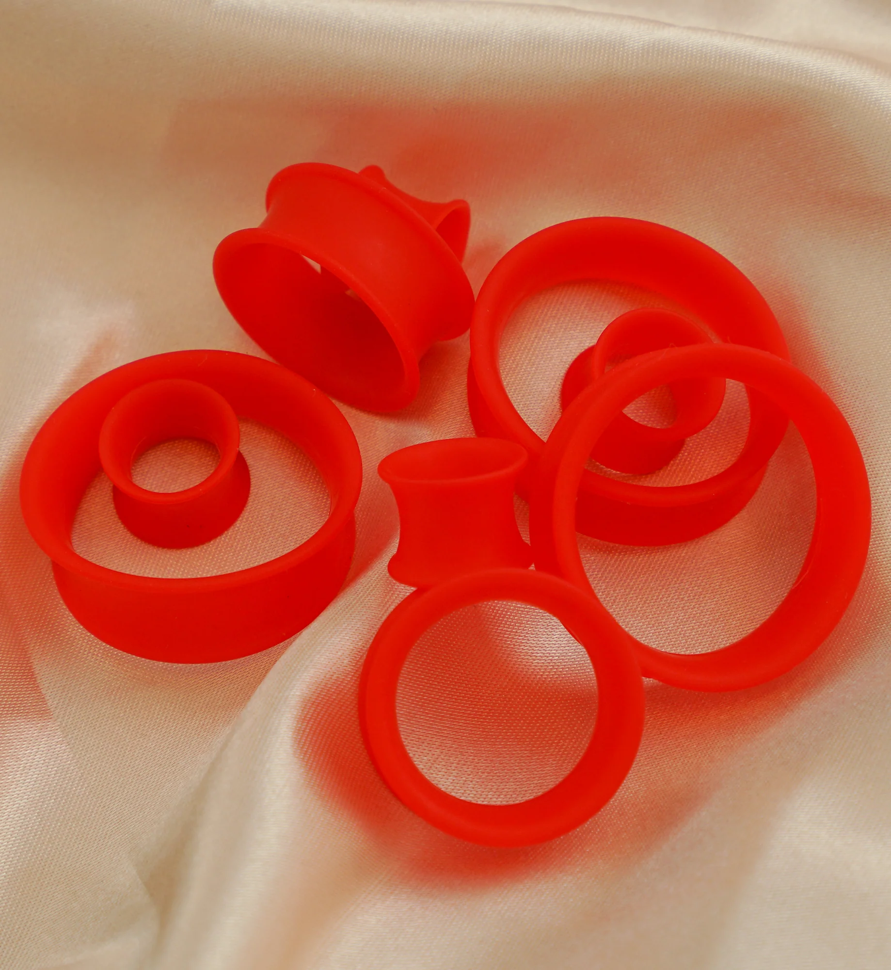 Electric Red Ear Skins - Mrs Treak