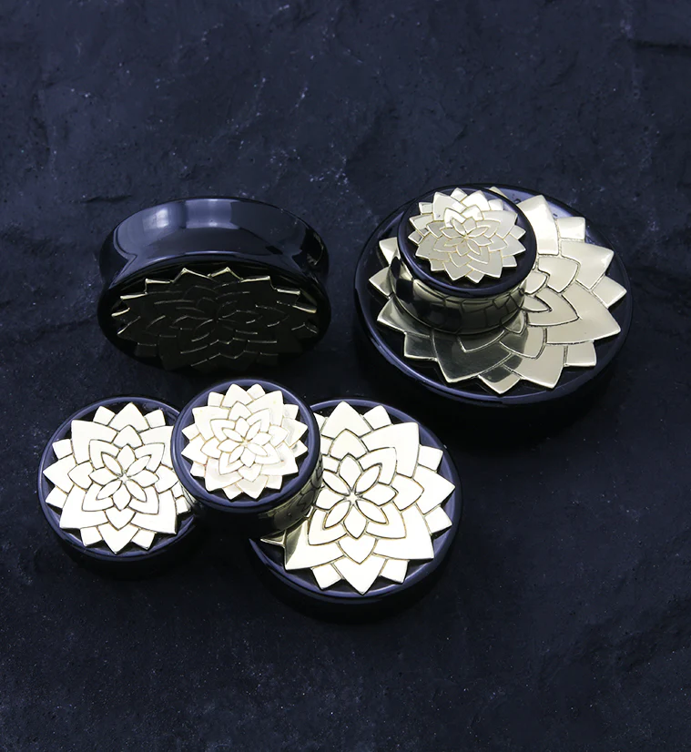 Mandala Obsidian Plugs - Mrs Treak