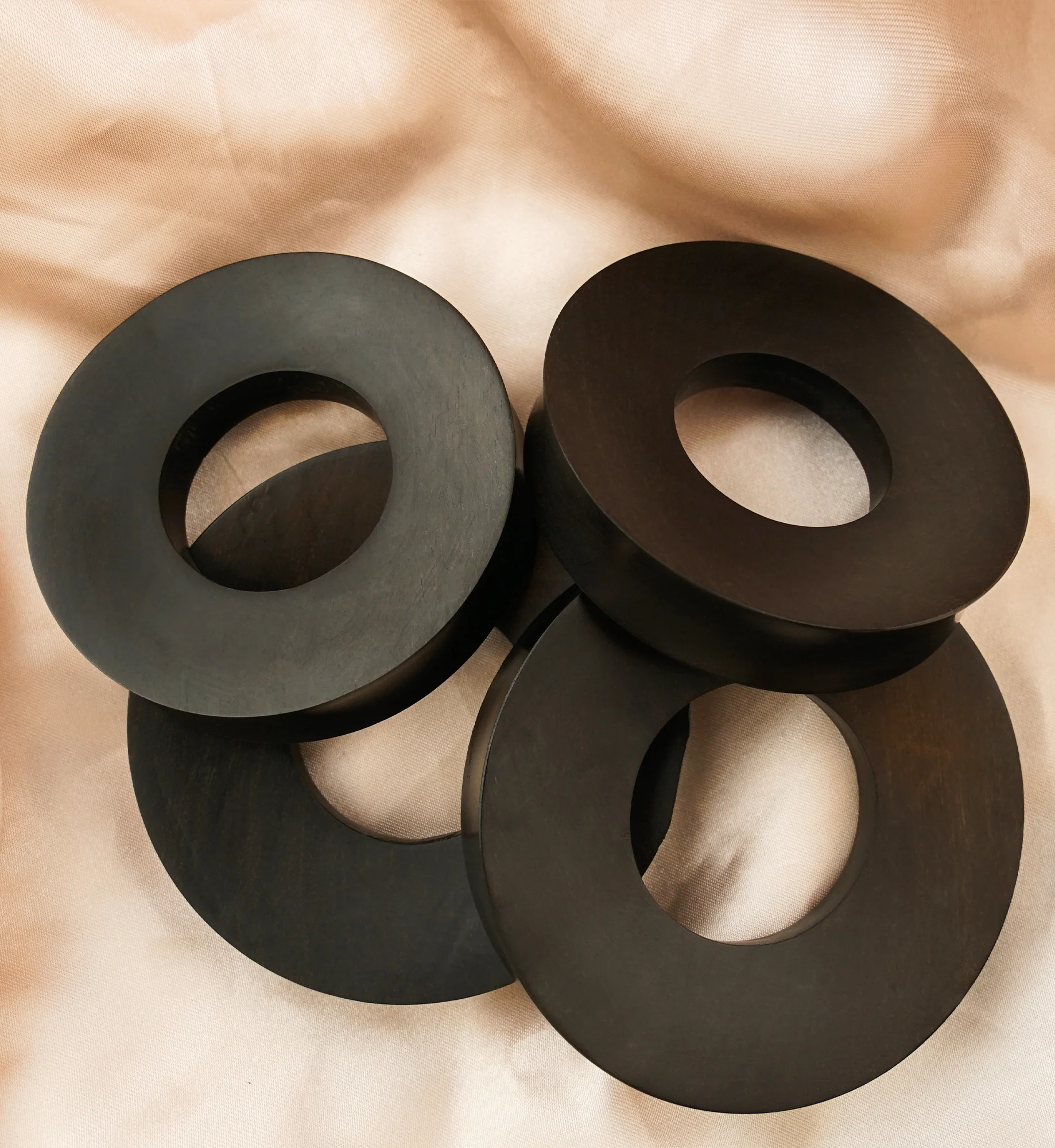 Areng Wood Thick Wall Tunnels - Mrs Treak