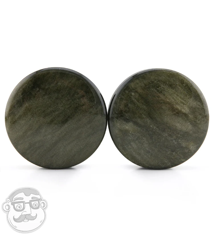 Golden Obsidian Stone Plugs - Mrs Treak