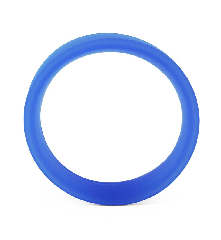 Blue Silicone Ear Skins Tunnels - Mrs Treak