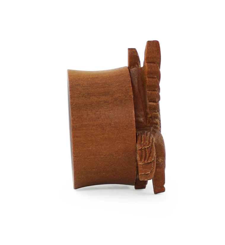 Pegasus Carved Saba Wood Tunnels - Mrs Treak