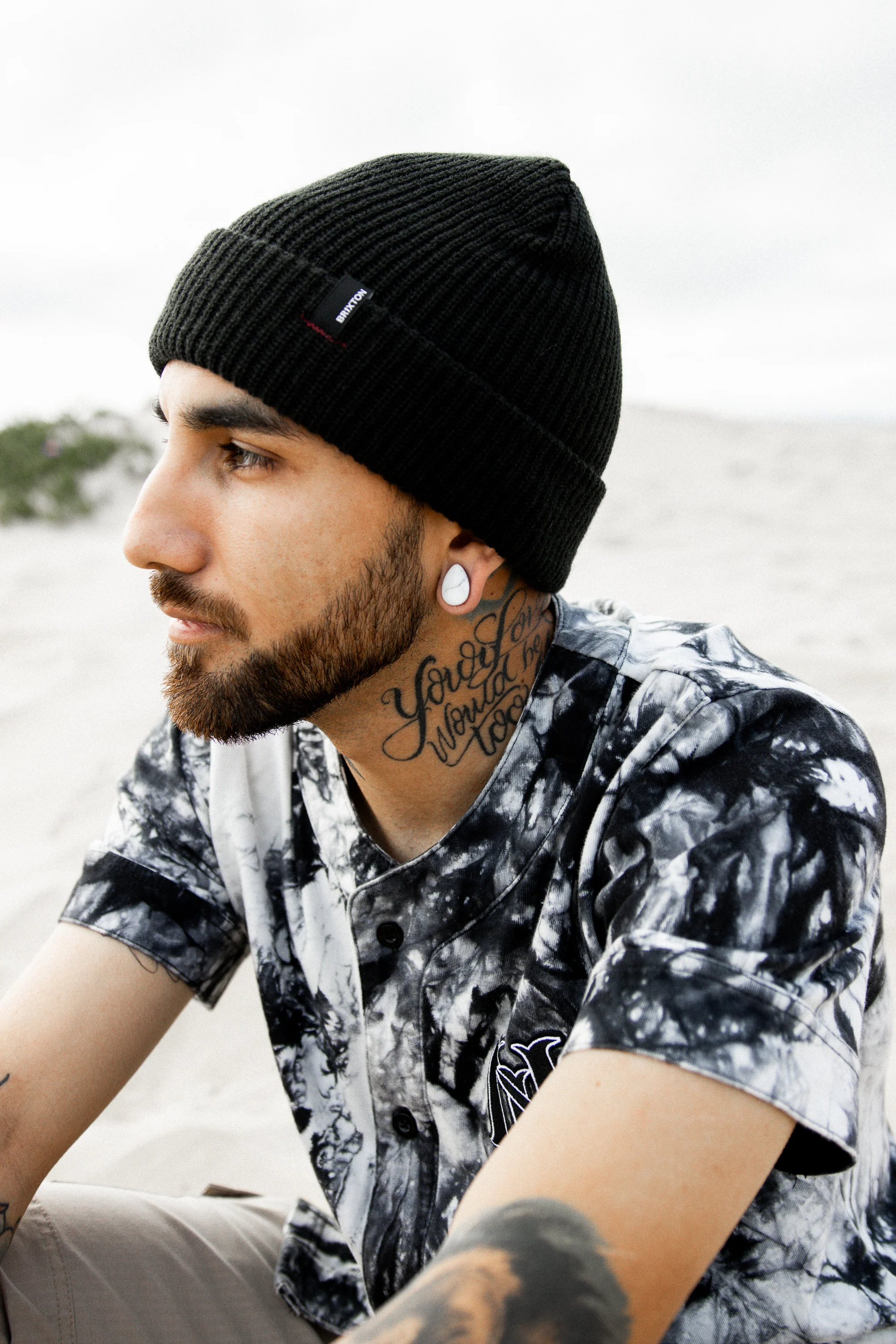 White Howlite Stone Teardrop Plugs - Mrs Treak