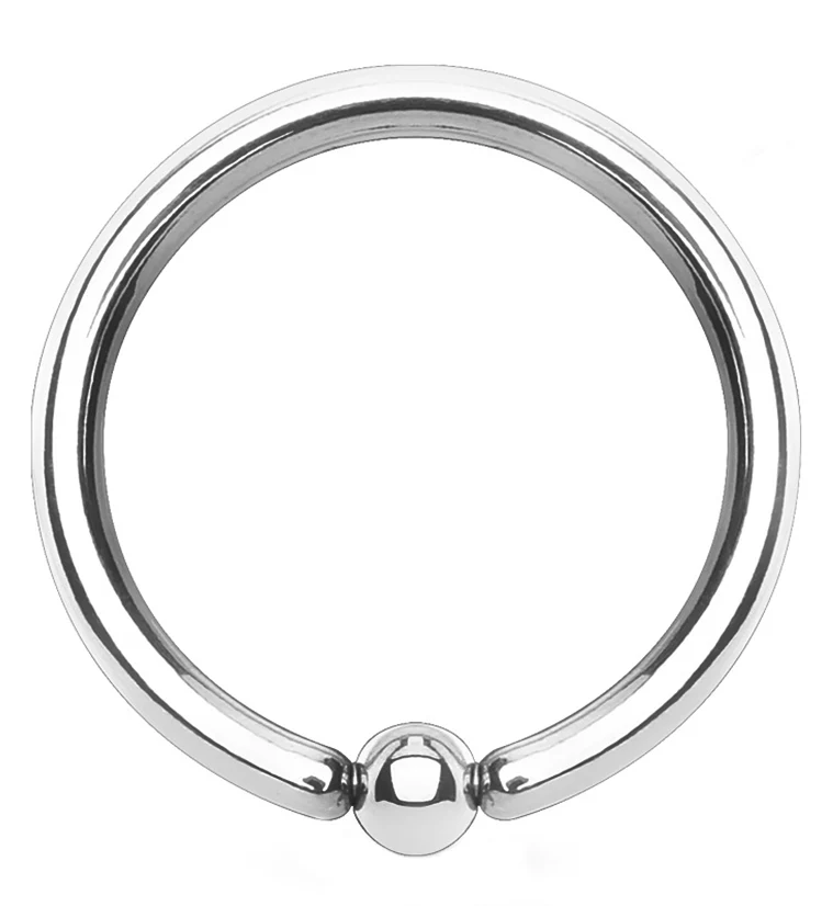 Stainless Steel Annealed Fixed Captive Ring - Mrs Treak