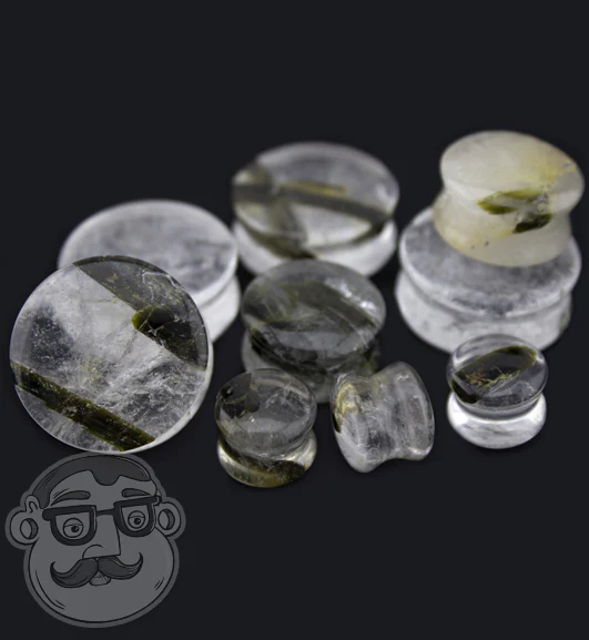 Tourmalated Quartz Plugs - Mrs Treak