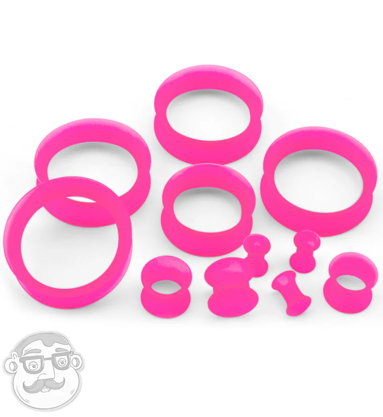 Kaos Hot Pink Silicone Skin Eyelets - Mrs Treak