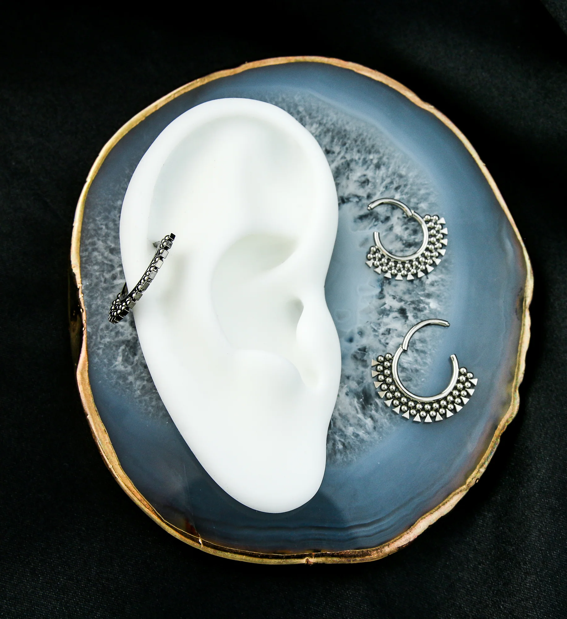 Mantle Titanium Hinged Segment Ring - Mrs Treak