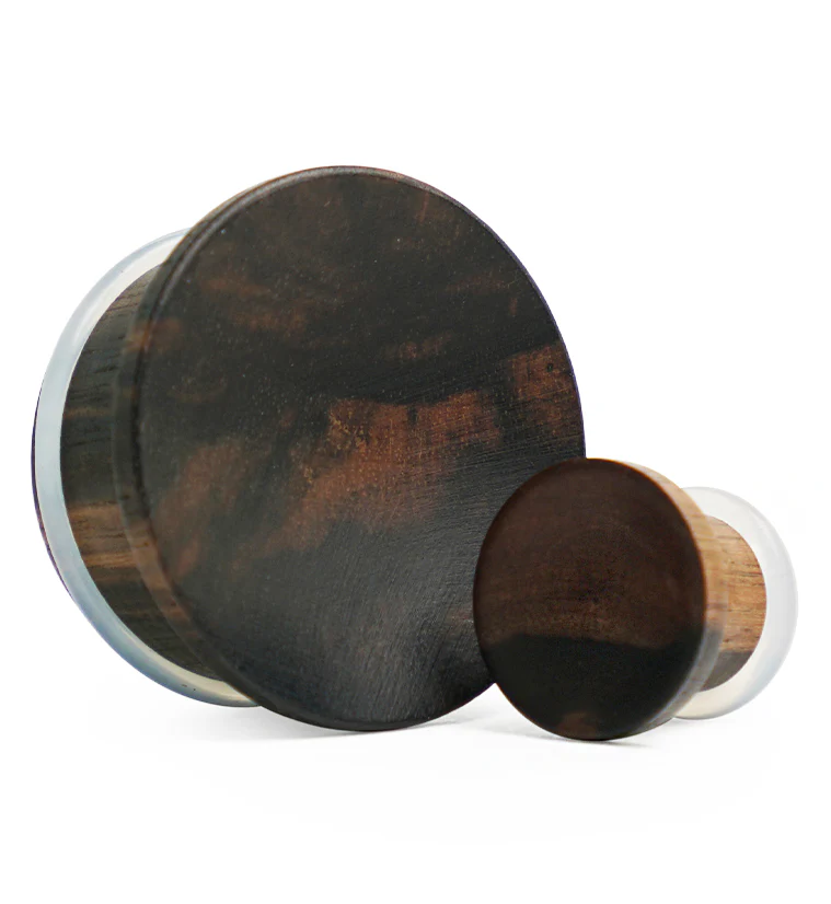 Single Flare Areng Wood Plugs - Mrs Treak