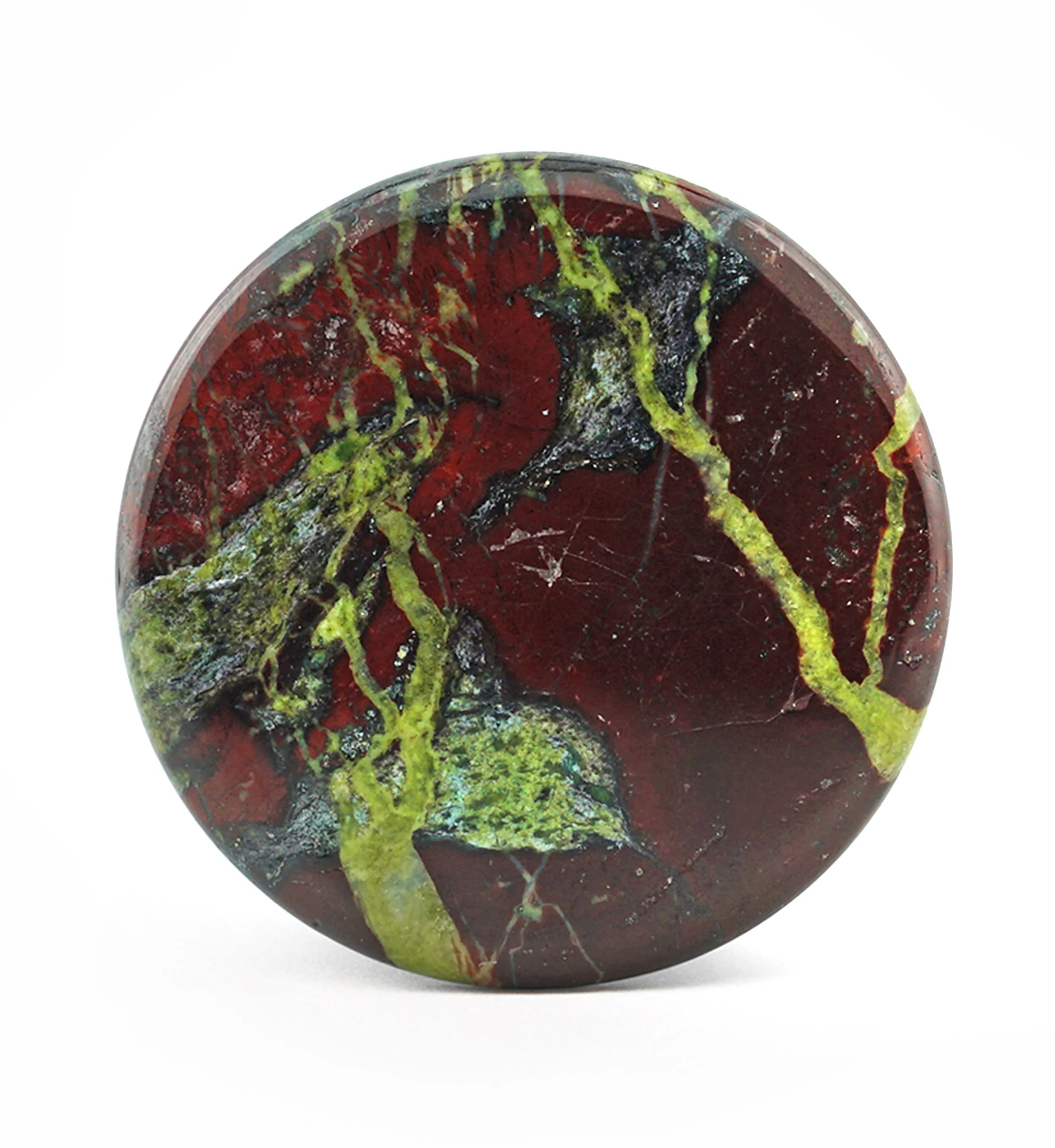 Dragons Blood Jasper Stone Plugs - Mrs Treak