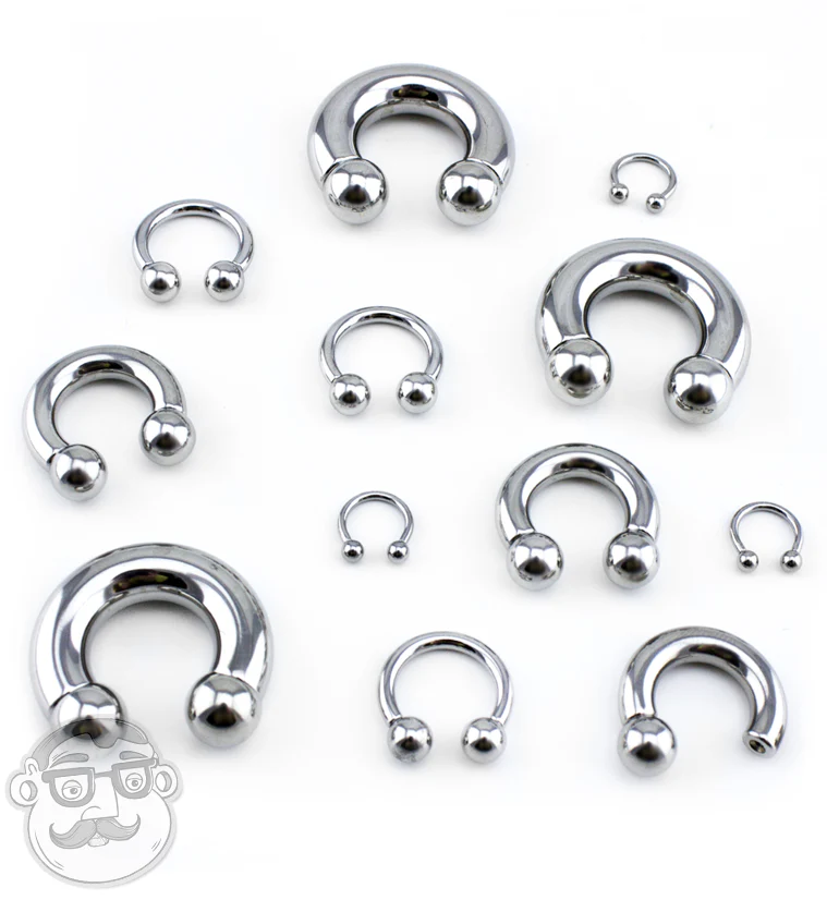 Internally Threaded Stainless Steel Circular Barbell - Mrs Treak