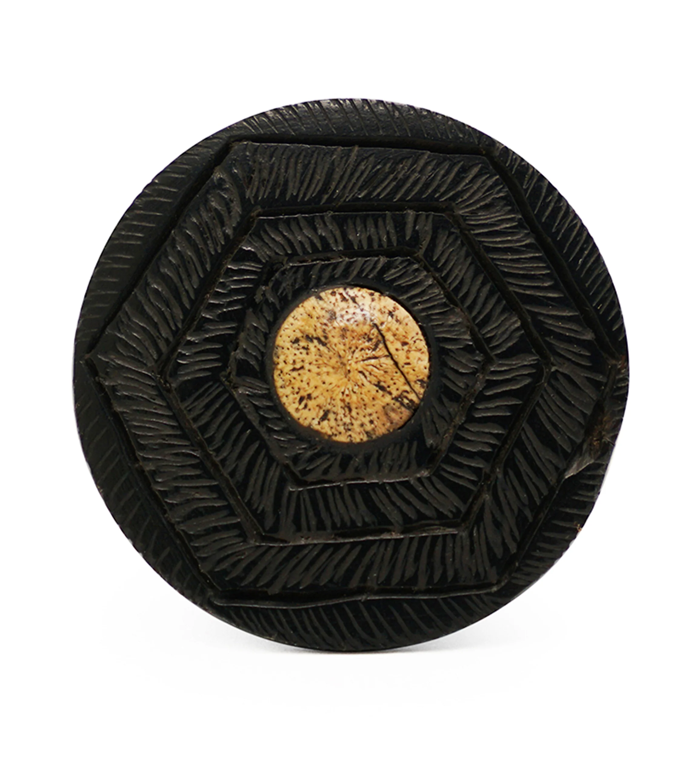 Boundary Geo Areng Wood With Tamarind Wood Inlay Mayan Flare Plugs - Mrs Treak