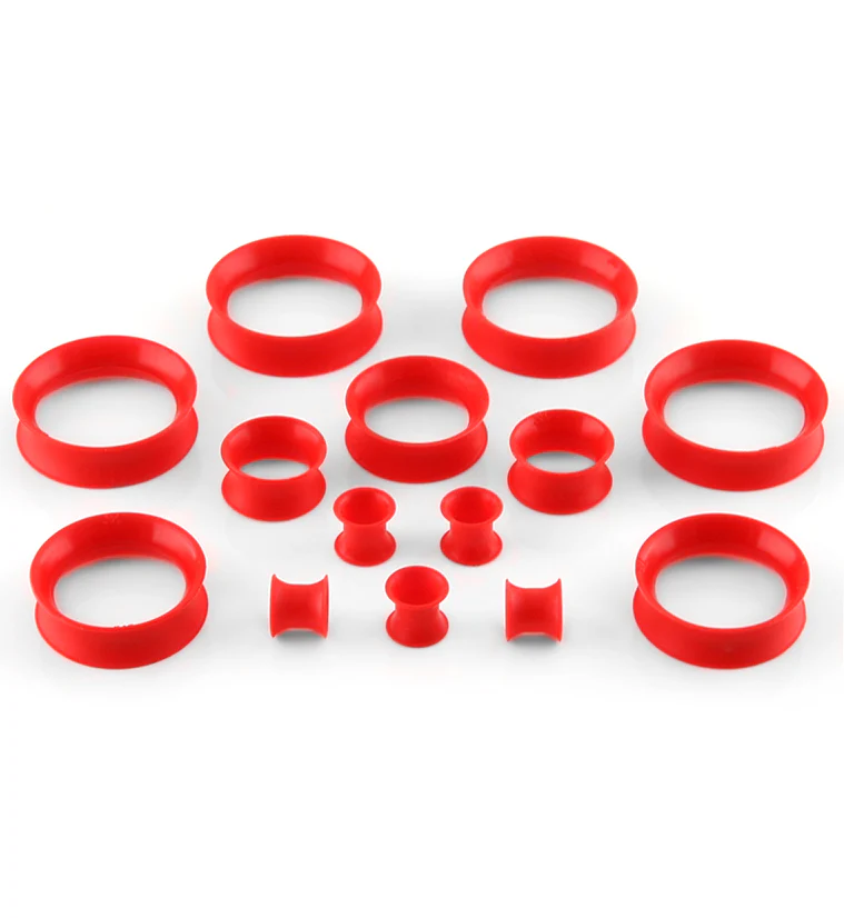 Kaos Red Silicone Skin Eyelets - Mrs Treak