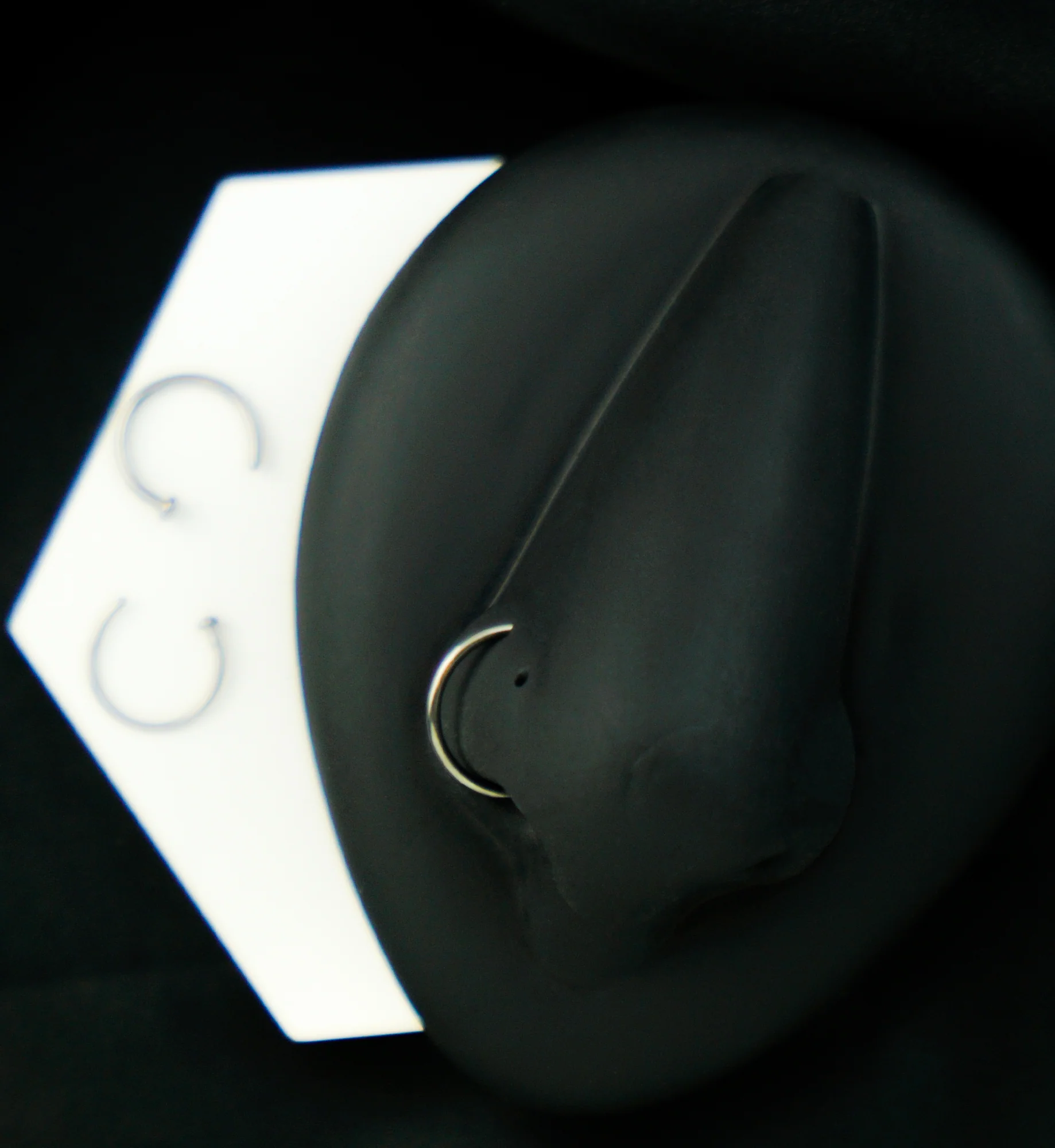 ASTM F-136 Titanium Nose Hoop Ring - Mrs Treak