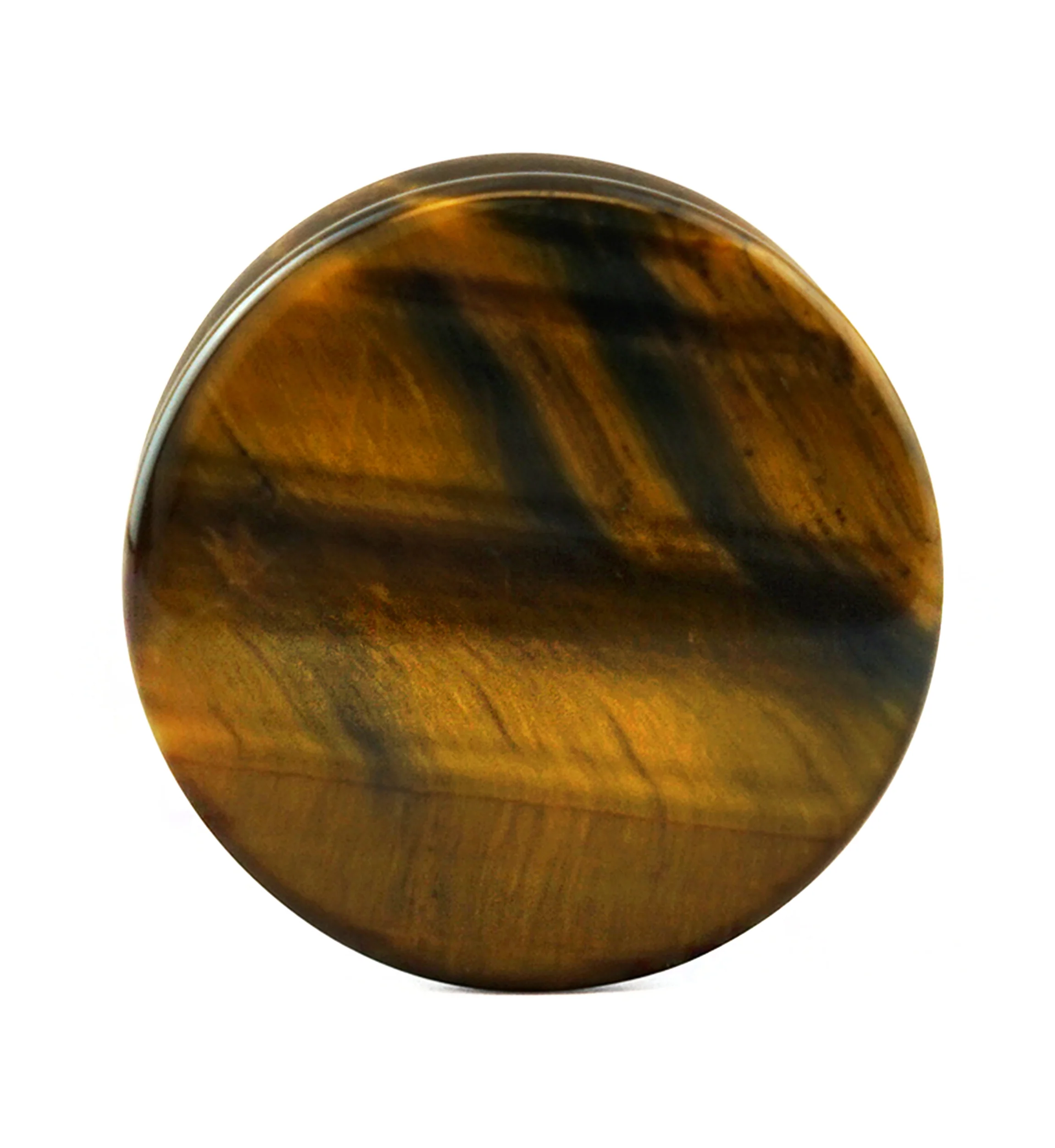 Blue Tigers Eye Stone Plugs - Mrs Treak