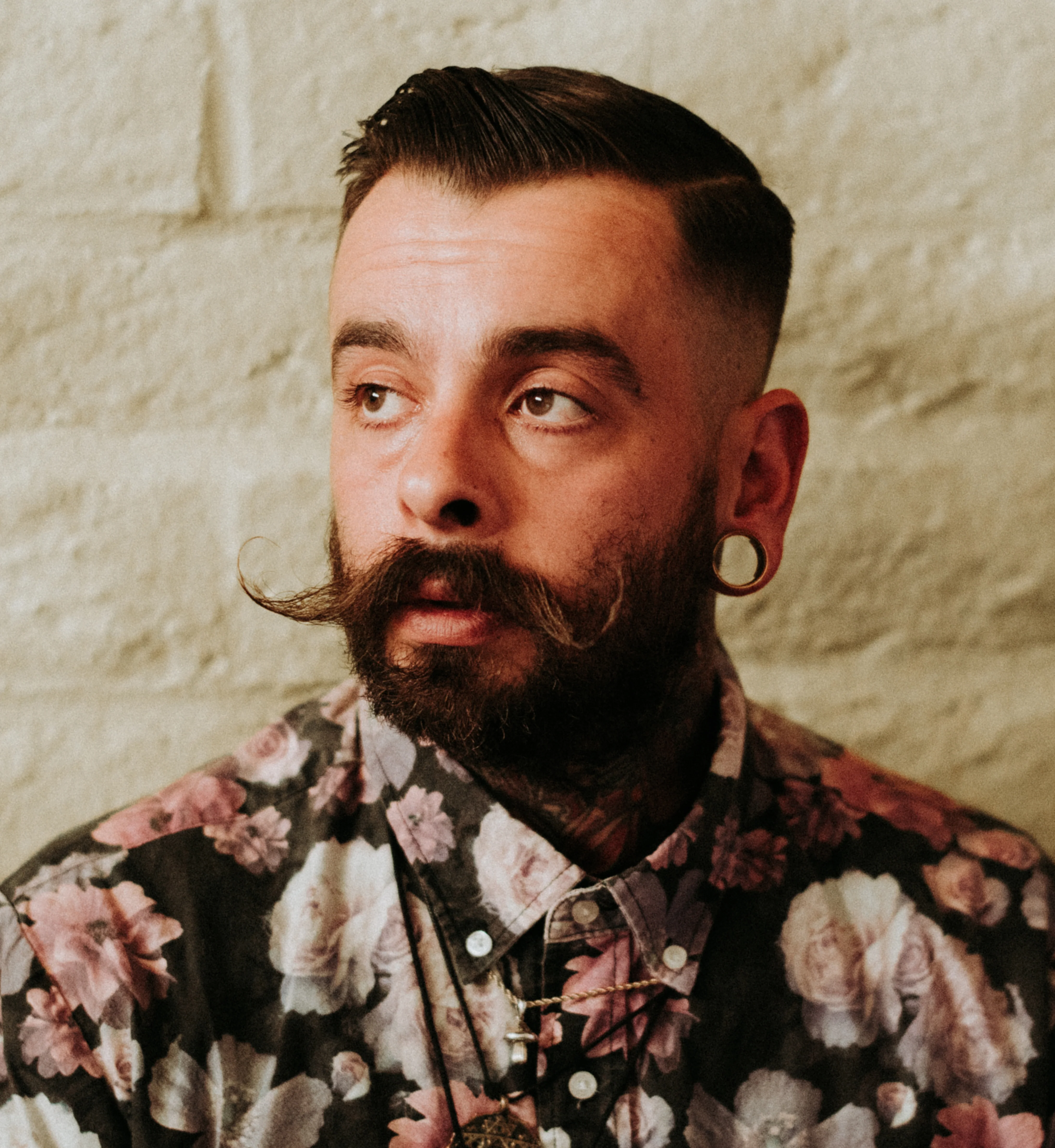 Gold PVD Double Flare Tunnels - Mrs Treak