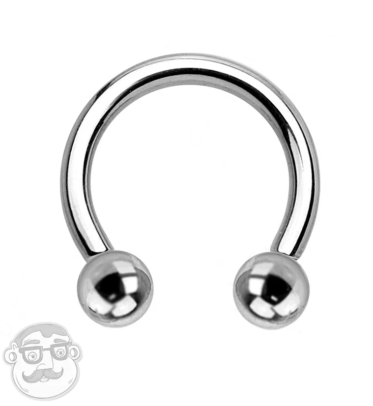 Internally Threaded Titanium Circular Barbell - Mrs Treak