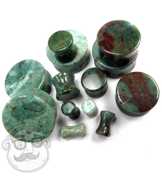 Oceania Bloodstone Plugs - Mrs Treak