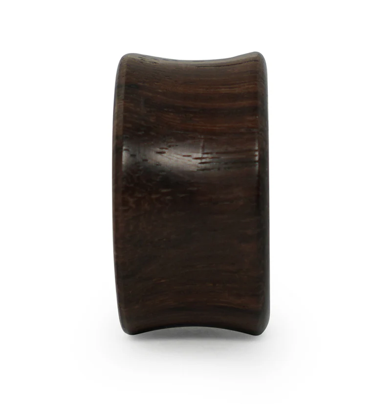 Areng Wood Tunnel Plugs With Tamarind Wood Inlay - Mrs Treak