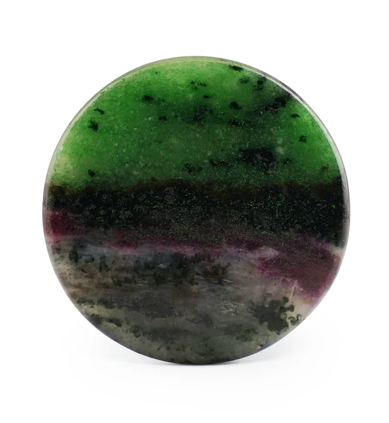 Ruby Zoisite Stone Plugs - Mrs Treak