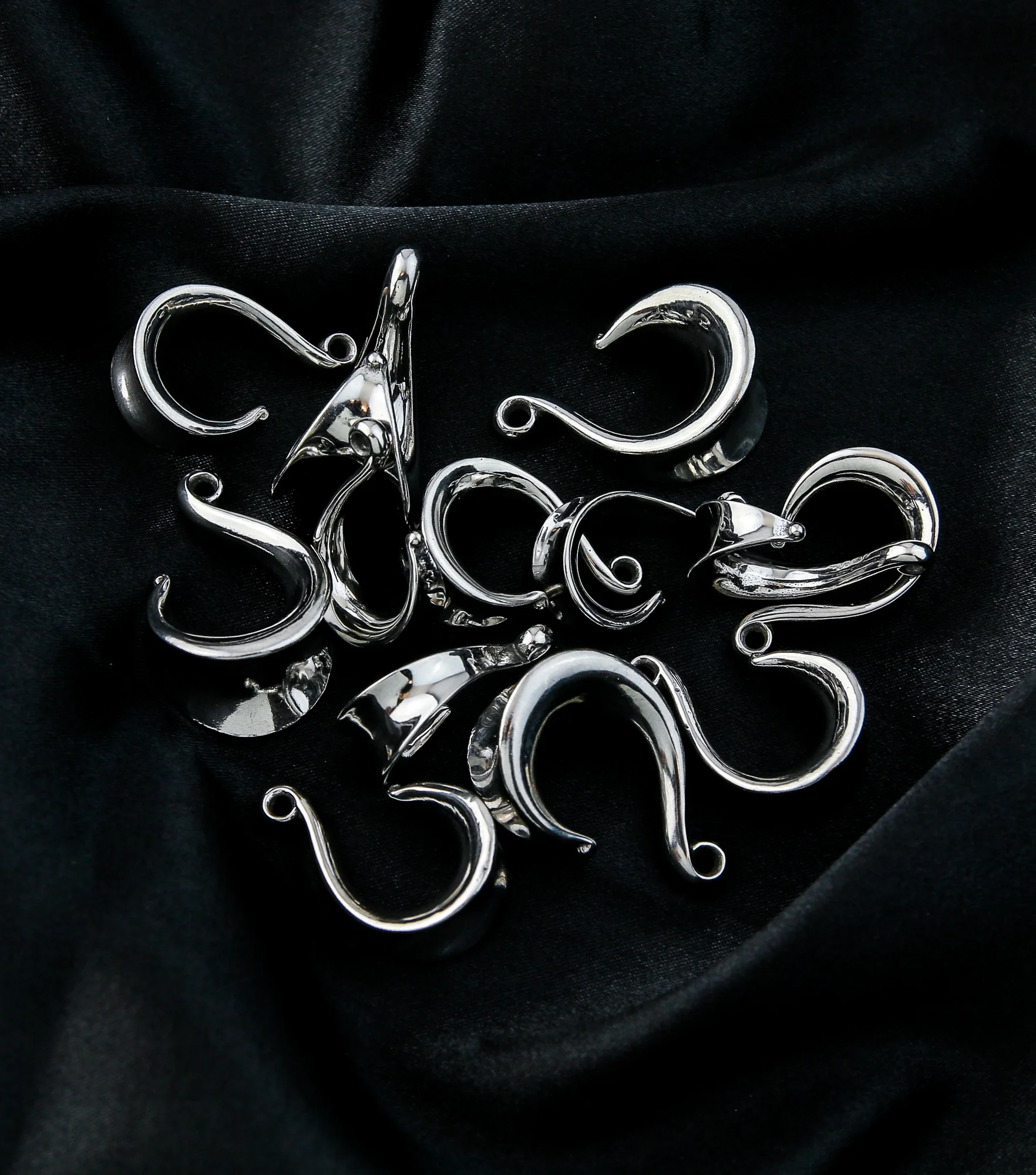 Saddle Hanger Stainless Steel Ear Weights - Mrs Treak