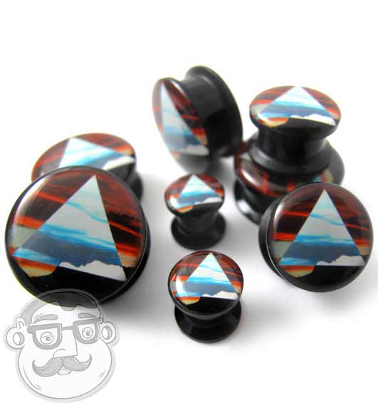 Inverted Sunset Triangle Plugs - Mrs Treak