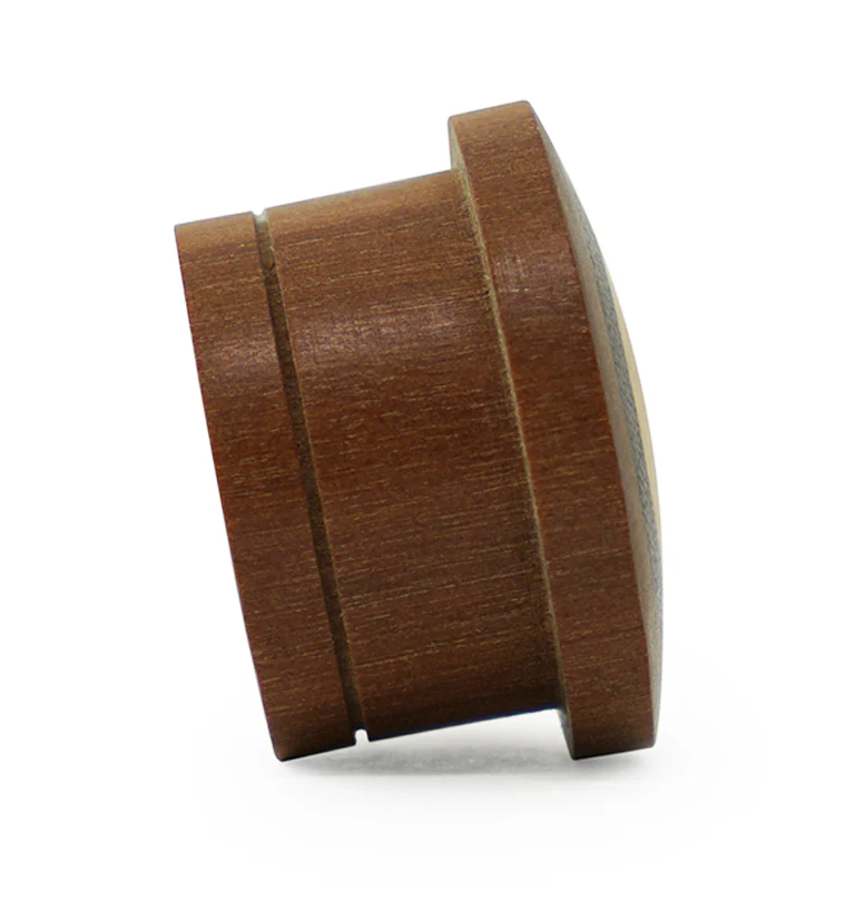 Single Flare Saba Wood Plugs with Areng & Jackfruit Inlay - Mrs Treak