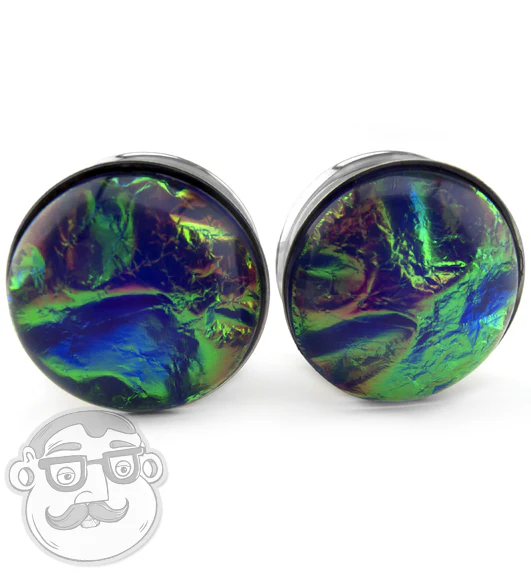 Nebula Foil Stainless Steel Plugs - Mrs Treak