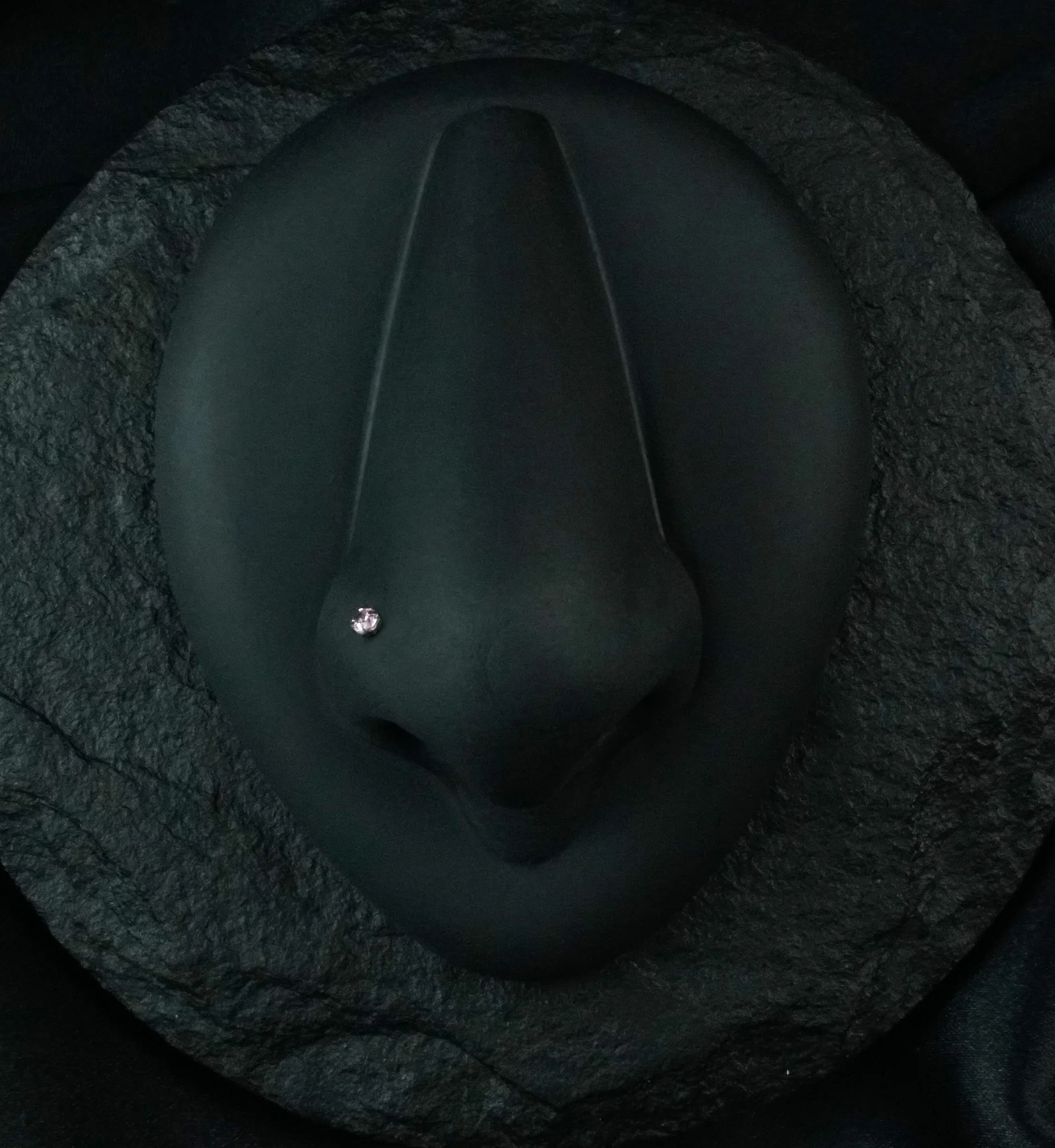 Pink Prong Set CZ Stainless Steel Nosebone - Mrs Treak