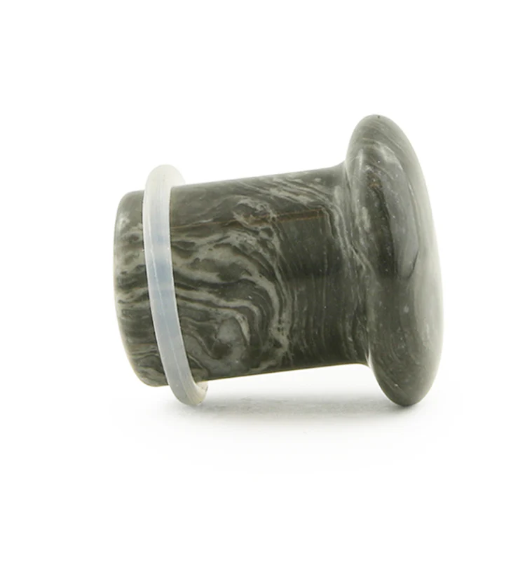 Wave Jasper Stone Plugs - Single Flare - Mrs Treak