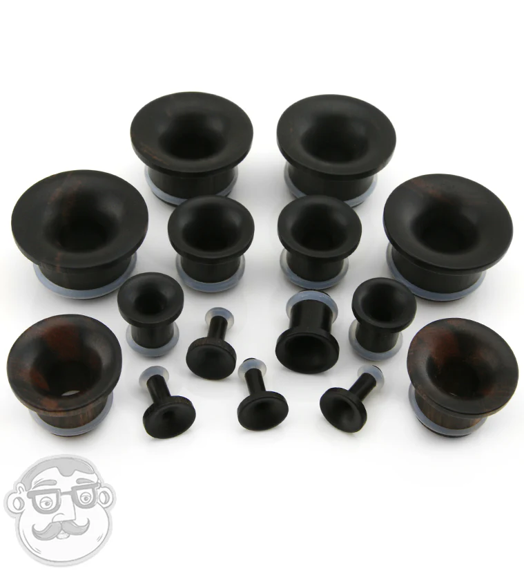 Single Flare Areng Wood Tunnels - Mrs Treak