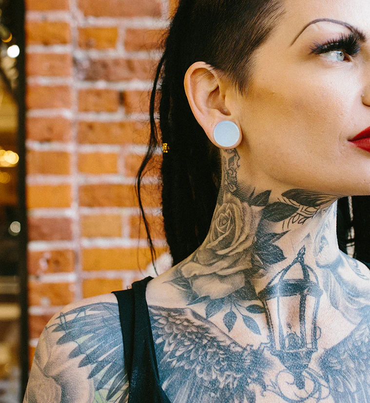 Opalite Glass Plugs - Mrs Treak