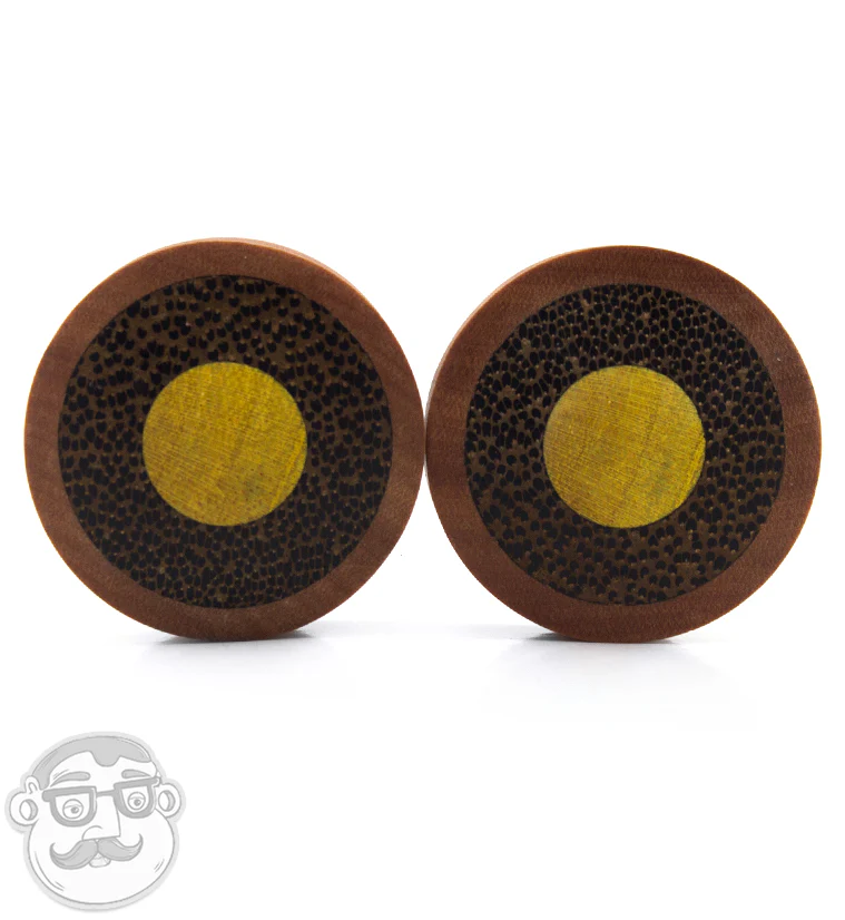 Saba Wooden Plugs with Double Wood Inlay - Mrs Treak