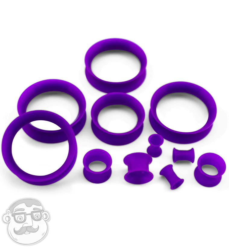 Kaos Purple UV Silicone Skin Eyelets - Mrs Treak