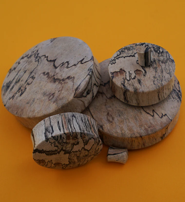 Tamarind Wood Plugs - Mrs Treak