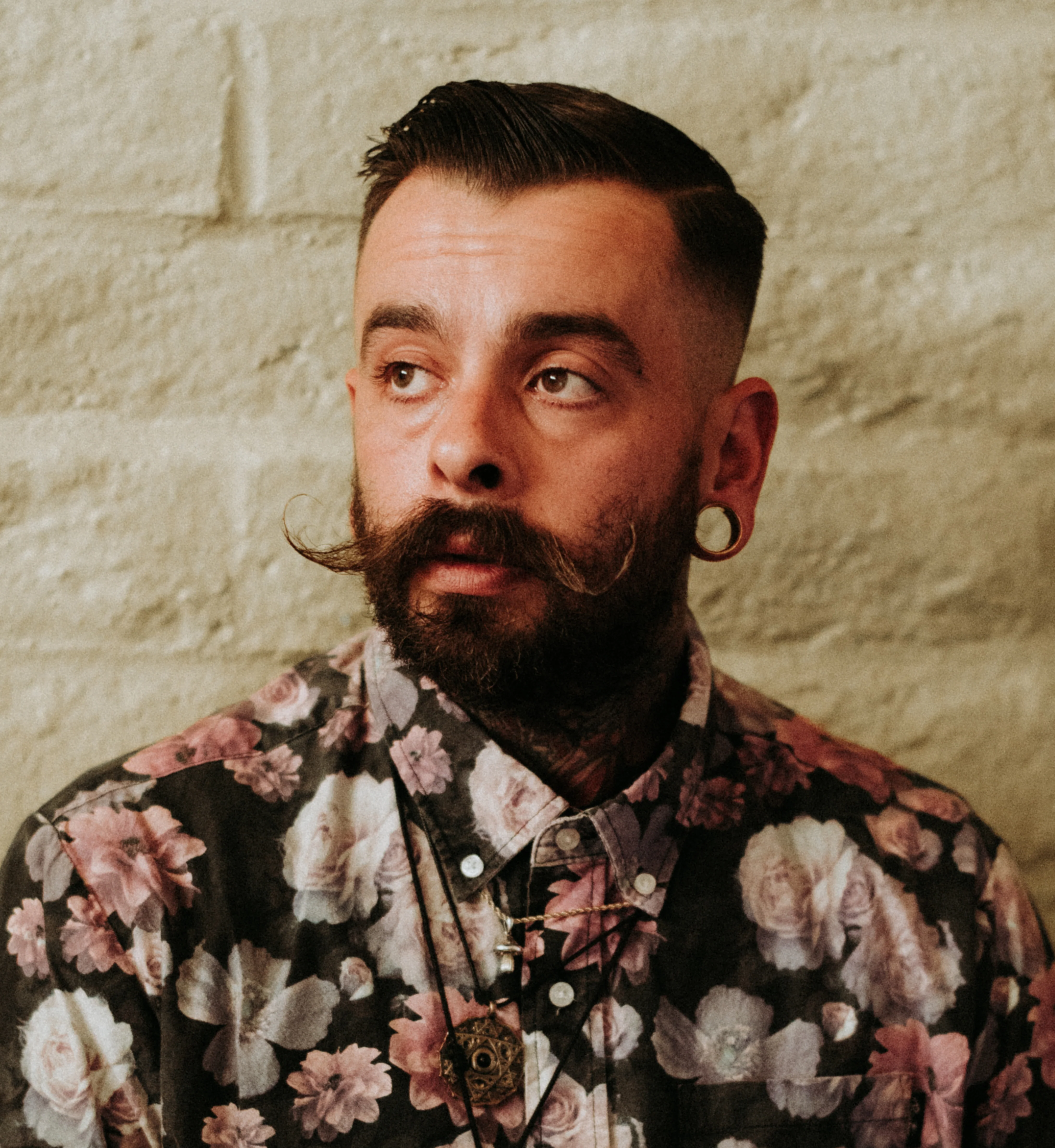 Gold PVD Double Flare Tunnels - Mrs Treak