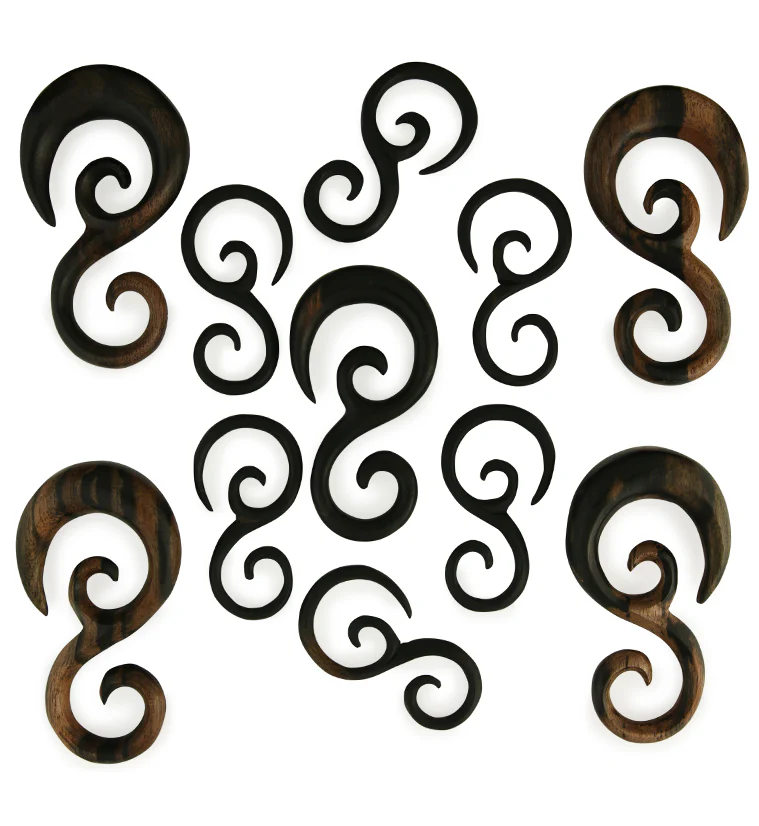 Areng Wood Vine Spirals - Mrs Treak