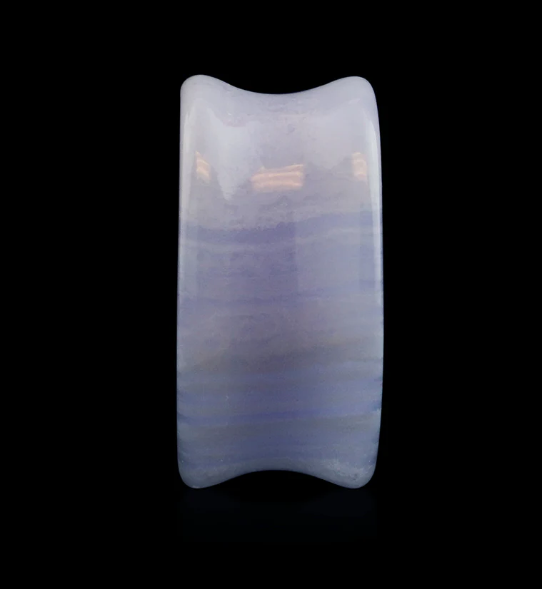 Blue Lace Agate Stone Plugs - Mrs Treak