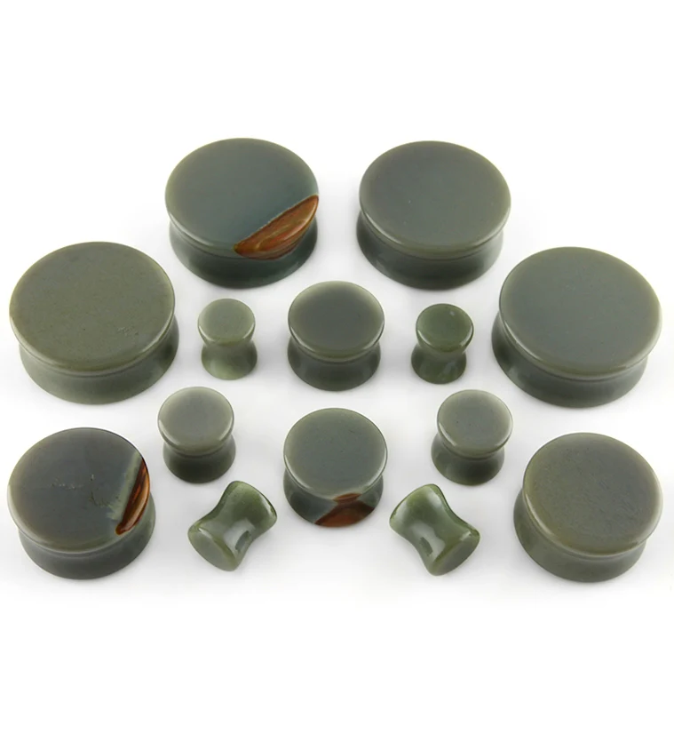 Ocean Jasper Stone Plugs - Mrs Treak