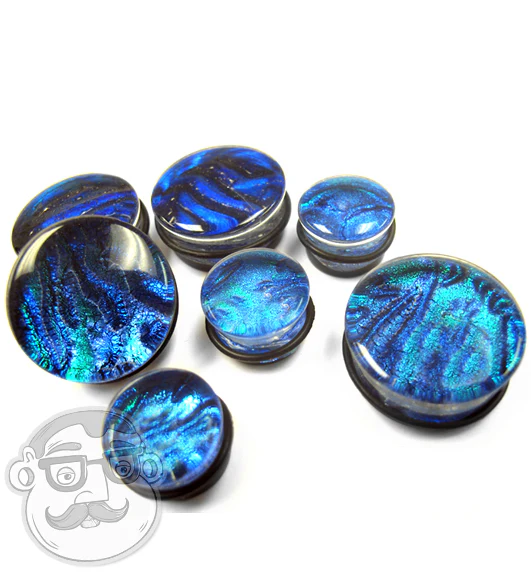 Garden Glass Plugs - Single Flare - Mrs Treak