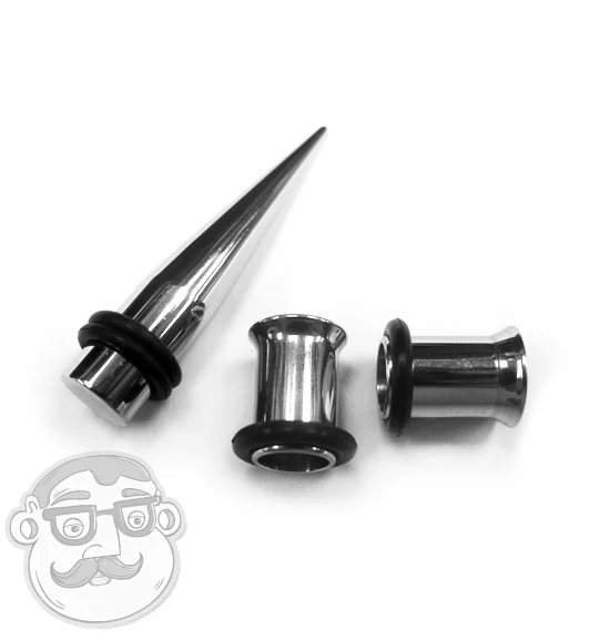 Basic Steel Ear Stretching Kit - Mrs Treak