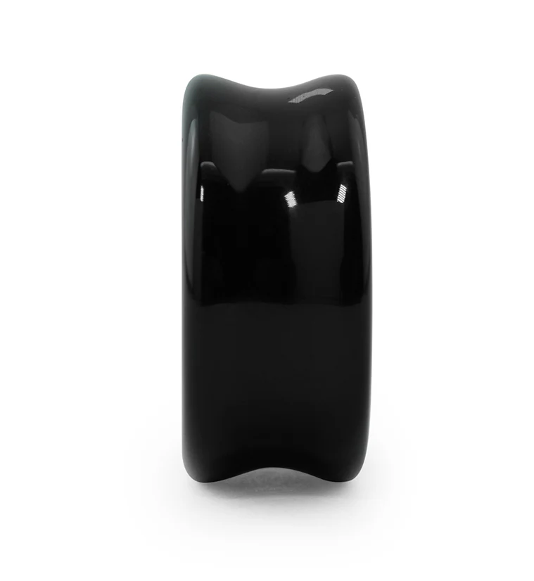 Black Obsidian Stone Plugs - Mrs Treak