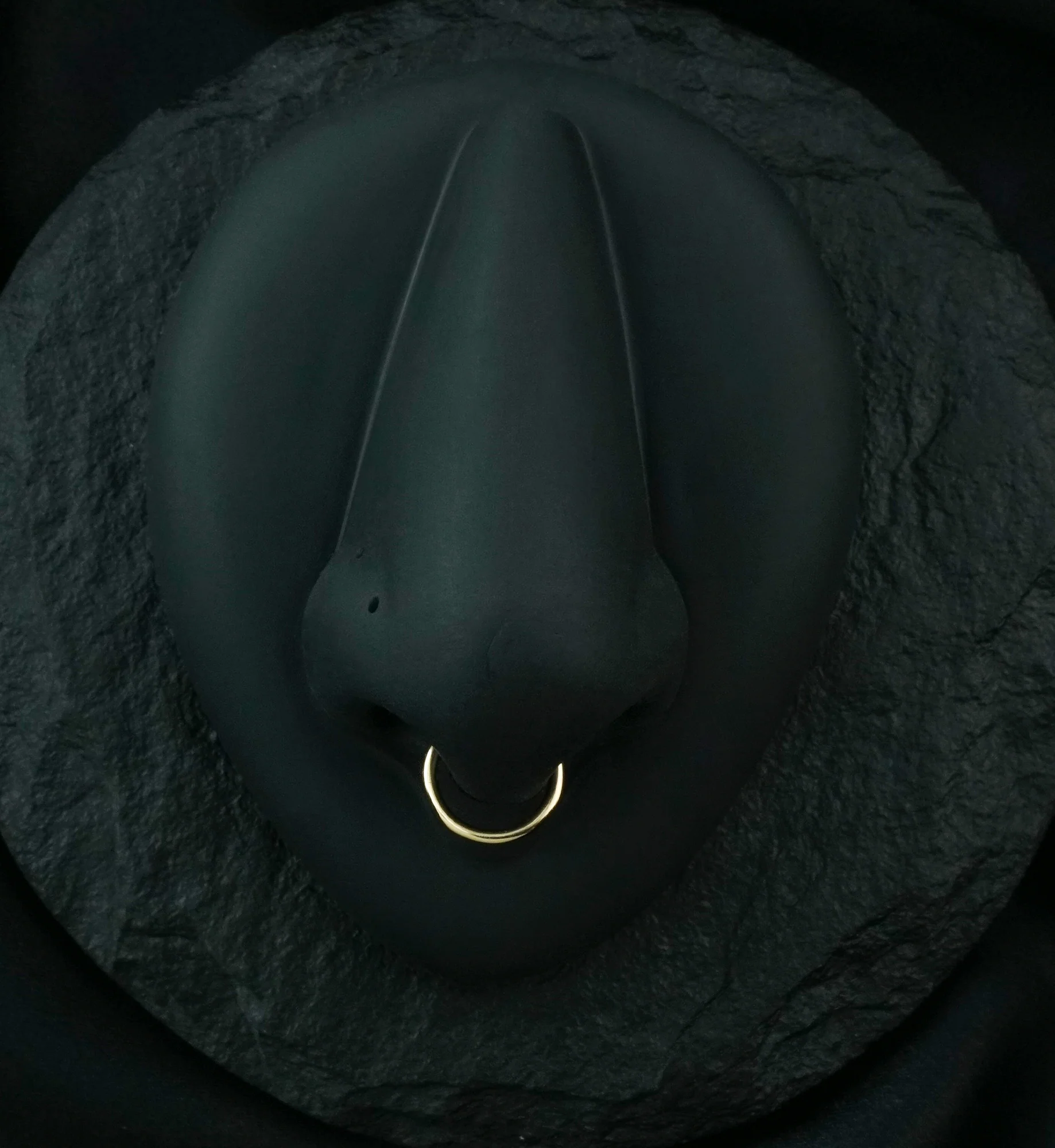 14kt Gold Hinged Segment Ring - Mrs Treak