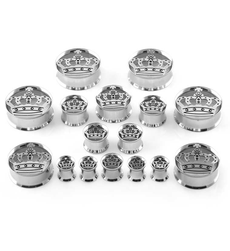 Stainless Steel Crown Logo Tunnels - Mrs Treak