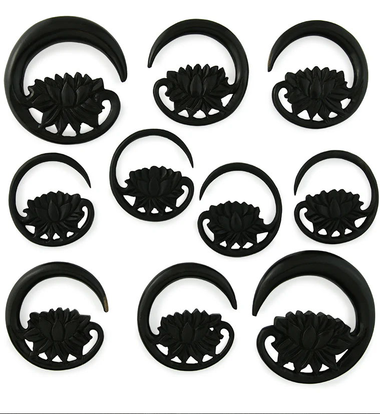 Floating Lotus Areng Wood Hangers - Mrs Treak