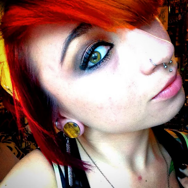 Tiger Eye Double Flare Plugs - Mrs Treak