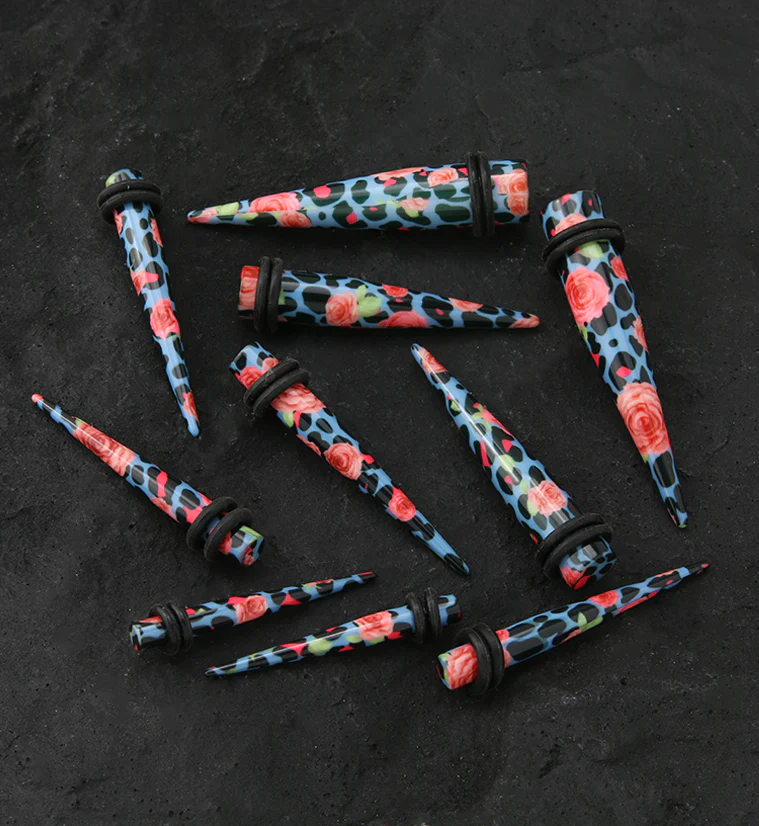 Leopard Rose Taper - Mrs Treak